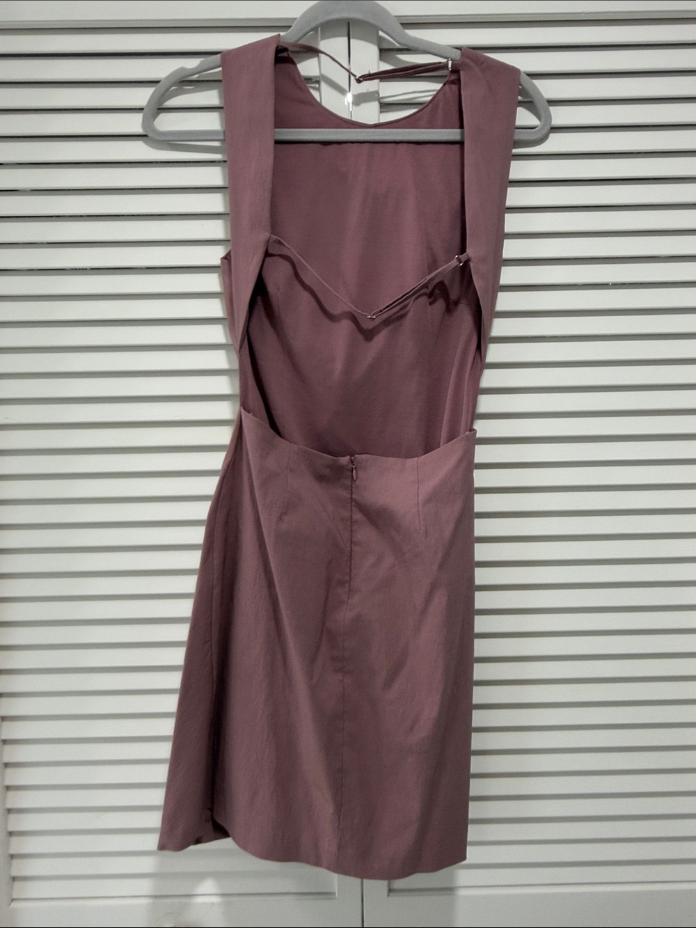 ZARA Ruched Open-Back Mini Dress – Size S - Picture 3 of 3